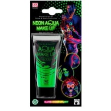 Karanlıkta Parlayan Fosforlu Neonlu Glow Parti Yüz Boyası Vücut Kremi Yeşil Renk