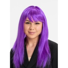 MOR UZUN  PARTİ PERUK 