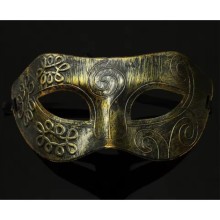 ESKİTME ALTUNİ RENK BALO MASKESİ