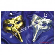 VENEDİK GÖZ MASKE(ALTIN SARISI & METALİK RENK )