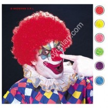 6 RENK PALYAÇO PERUK PERUK ( 1 ADET FİATI )