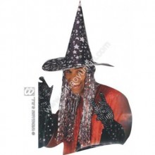 YILDIZLI CADI ŞAPKASI VE GÜMİŞİ PERUĞU