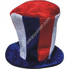 KUMAŞ PALYAÇO ŞAPKASI (25 CM)