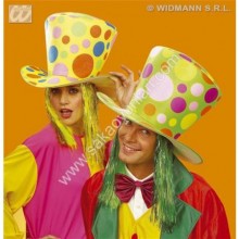 NEON PALYAÇO SAÇI VE ŞAPKASI ( 1 ADEDİ )