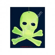 HALLOWEEN FOSFORLU KURU KAFA DEKOR (27X23 CM)