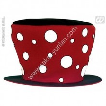 PALYAÇO ŞAPKASI-KIRMIZI