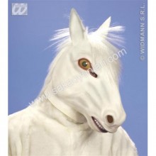 LATEX AT MASKESİ (BEYAZ RENK)