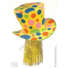 SARI NEON PALYAÇO ŞAPKASI VE SAÇI