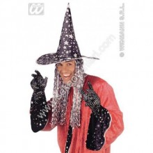 YILDIZLI CADI ŞAPKASI VE GÜMÜŞ PERUĞU