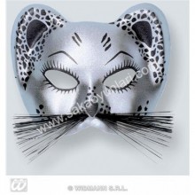 GÜMİŞİ LEOPAR GÖZ MASKESİ