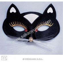 SİYAH KEDİ GÖZ MASKE